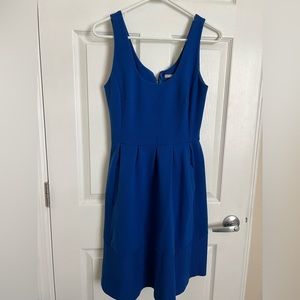 BANANA REPUBLIC Royal Blue Dress w/ Pockets! Perfect for holiday parties!